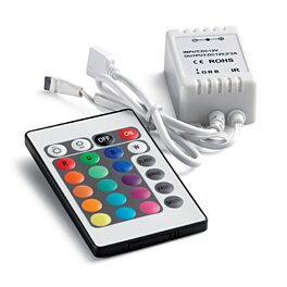 RGB LED driver s dálkovým ovládáním CTR001 pro 12/24V DC