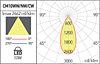 Zápustné svítidlo XPOLI PO06 MWH/MWH