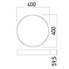 Stropní LED svítidlo XPILL ROUND PXR01CCT SBK, Arelux
