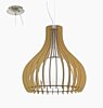 Závěsné dřevěné svítidlo TINDORI 96214 Ø 50cm, Eglo