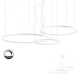 Stmívatelné závěsné LED svítidlo Orbit 01-1722-TRIAC 3000K Ø 100cm, Redo Group