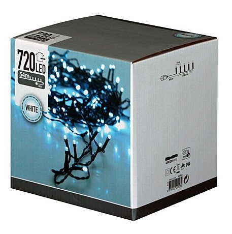 Světelná LED girlanda 54m 720LED AX8400070 venkovní/vnitřní studená bílá