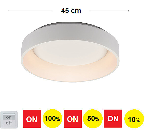 ACA Lighting Apostolidis LED světlo BR81LEDC45WHD ACA Apollo krokově stmívatelné