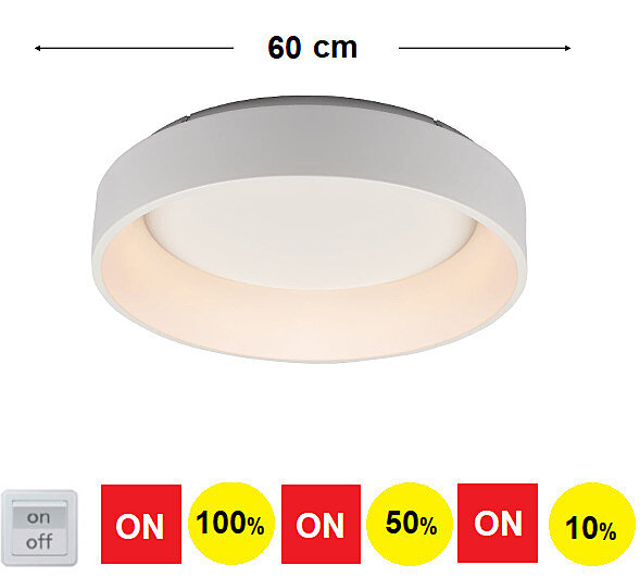 ACA Lighting Apostolidis LED světlo BR81LEDC60WHD ACA Apollo krokově stmívatelné