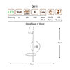 Nástěnné svítidlo Ozcan 3011 black USB