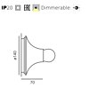 Artemide TETI - bílá A048120 Vico Magistretti