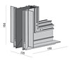 Rohová spojka s vnějším úhlem 90° MTMR01EAC pro lišty z řady XTRIM M RECESSED