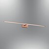 Nástěnné LED svítidlo 5122-2 Ozcan 61cm rose gold