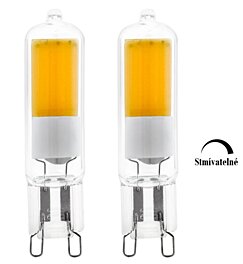 Stmívatelná LED žárovka 110376 set 2ks Eglo G9 2700K 4,2W