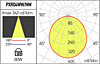 Stropní LED svítidlo XPILL ROUND 3000K PXR04WW SWH, Arelux