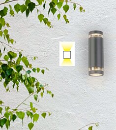 Venkovní nástěnné světlo 61100GY Searchlight