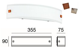 Italské světlo Mille-W1 LED 7840 Linea light