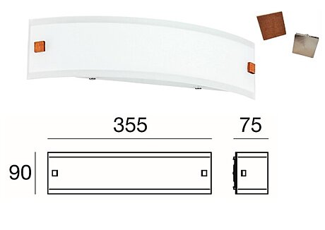 Italské světlo Mille-W1 LED 7840 Linea light