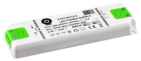 Zdroj napětí 12V 30W 2,5A IP20 POS POWER typ FTPC30V12 C 3204000105