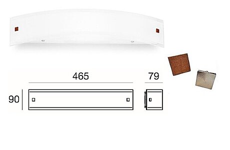 Italské světlo Mille-W1 LED 7842 Linea light