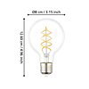 LED žárovka 110316 Eglo E27 806lm 2700K 7,3W