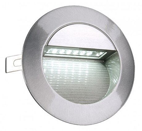 Zápustné svítidlo DOWNUNDER LED 14 česané alu bílá  LED