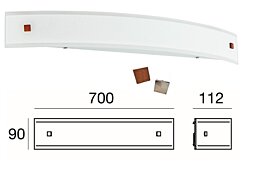 Italské světlo Mille-W1 LED 7844 Linea light