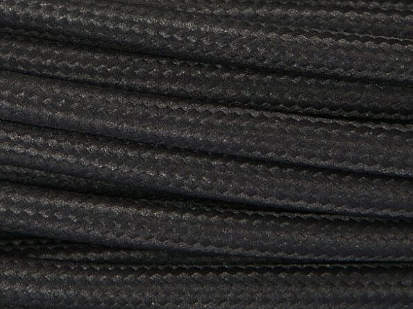 allkabel Textilní kabel černý 35000 3x0,75mm