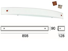 Italské světlo Mille-W1 LED 7846 Linea light