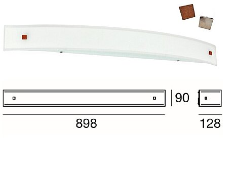 Italské světlo Mille-W1 LED 7846 Linea light