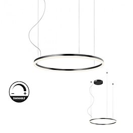 Stmívatelné závěsné LED svítidlo Orbit 01-1961-TRIAC 4000K Ø 60cm, Redo Group