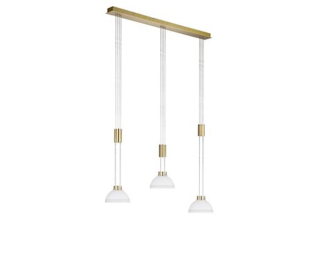 Závěsné svítidlo CLASS 3x LED 5 W matná mosaz