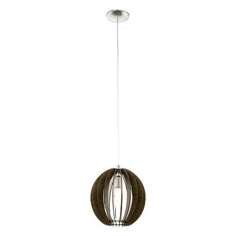 Závěsné dřevěné svítidlo COSSANO 94635 Ø 30cm, Eglo