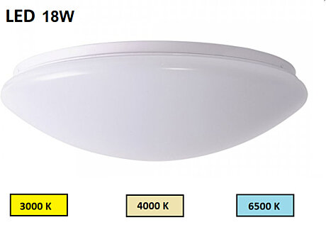 Světlo ANETA LED NEW 18W 3000-6500K bílé LED-CL7-18W/NEW