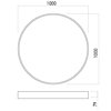 Stropní LED svítidlo XPILL ROUND 4000K PXR05NW SWH, Arelux