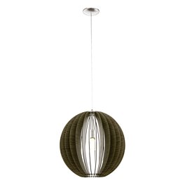 Závěsné dřevěné svítidlo COSSANO 94636 Ø 50cm, Eglo