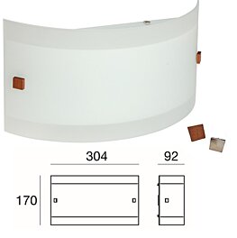 Italské světlo Mille-W2 LED 7850 Linea light