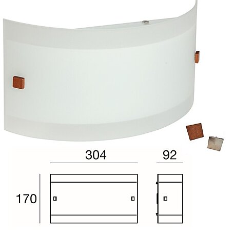 Italské světlo Mille-W2 LED 7850 Linea light