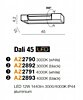 Koupelnové LED světlo Dali 45 3000K bílé AZ2790