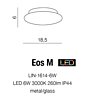 Stropní LED svítidlo Eos M AZ2071 3000K Azzardo