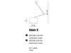 Závěsné svítidlo Adam S Ø 30cm AZ1841+AZ2588 Azzardo