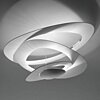 Italské stropní světlo Artemide Pirce LED ceiling bílé pr.97cm