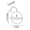 Italské LED svítidlo Dual 3717-20-101 Fabas