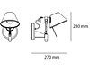Italská lampička A029250 Artemide TOLOMEO FARETTO s vypínačem