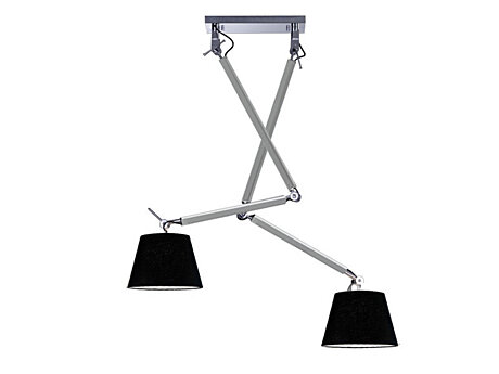 Závěsné svítidlo Zyta 2S Pendant ALU Ø 20cm AZ2301+AZ2597+AZ2597 Azzardo