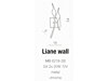 Nástěnné svítidlo Azzardo Liane wall MB 6219-2B