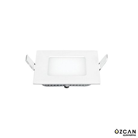 Vestavné LED světlo Ozcan 3W 3000K čtvercové