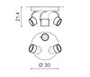 Bodové svítidlo Bross ARM AZ3504 Azzardo