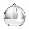 Závěsné skleněné svítidlo Azzardo Silver Ball 40 AZ0734