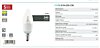 LED žárovka E14  4,5W  3000K 11196 Eglo