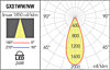 Zápustné LED svítidlo XGALAXY 3000K GX01WW MWH/MWH