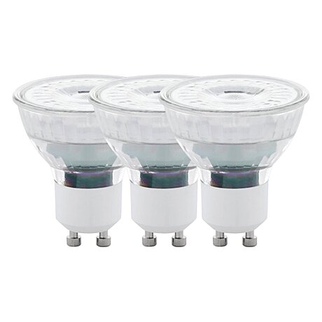 Set tří LED žárovek 110151 Eglo GU10 345lm 2700K 4,5W 38°