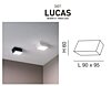 Bodové LED svítidlo 3601-81-102 LUCAS Fabas