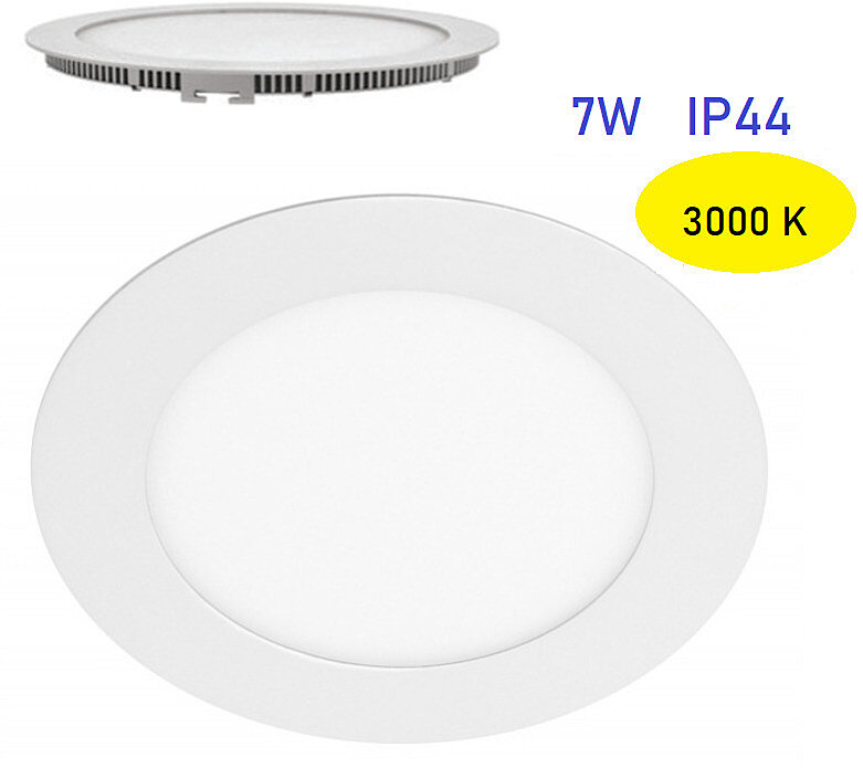 GTV Vestavné 7W LED světlo Oris LD-ORW07W-CBP4 3000K IP44