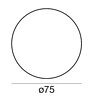 Stropní svítidlo Oh! Wall 10128 – průměr 75cm